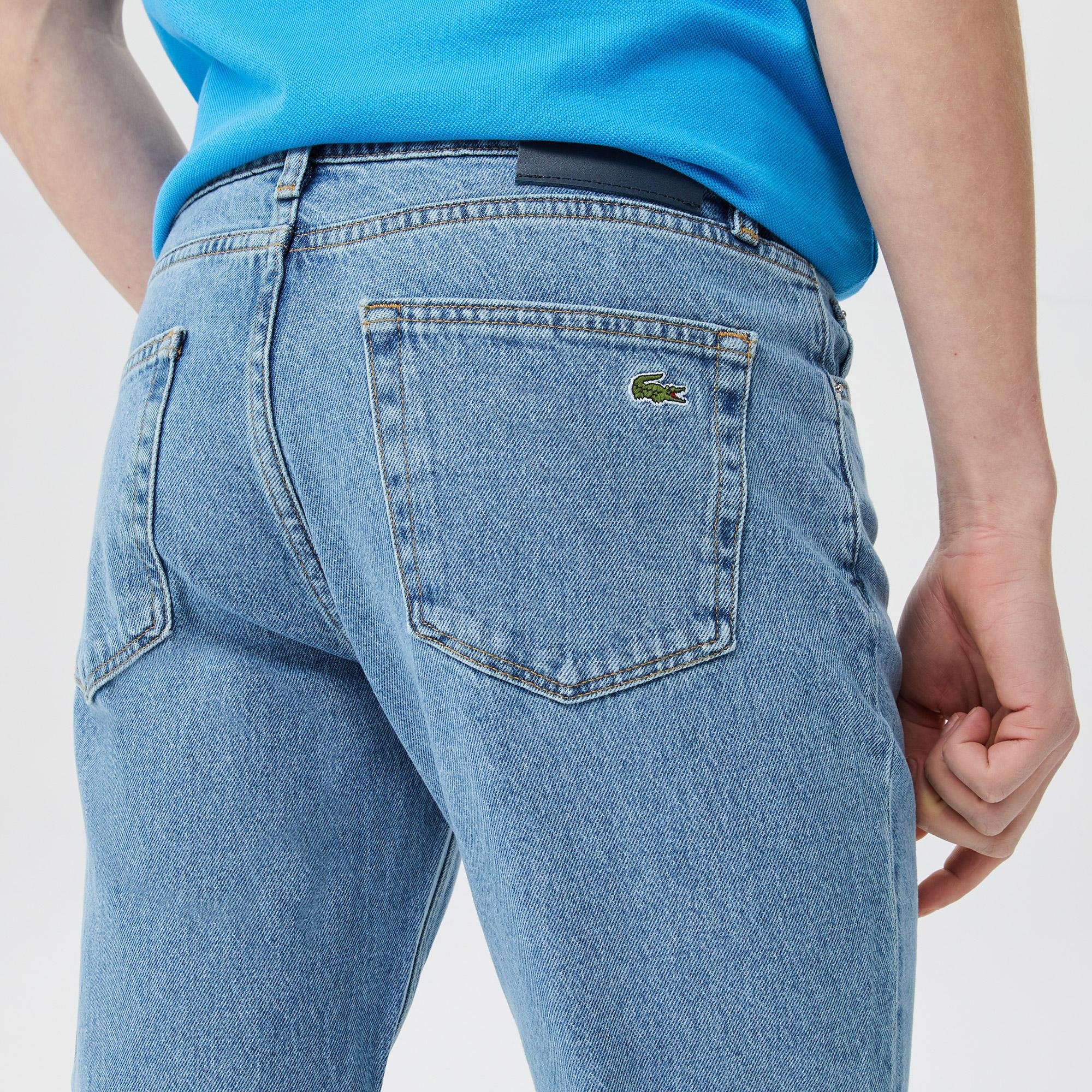 Lacoste Men's Slim Fit Stretch Cotton Denim Jeans HH2704 MKU | Lacoste