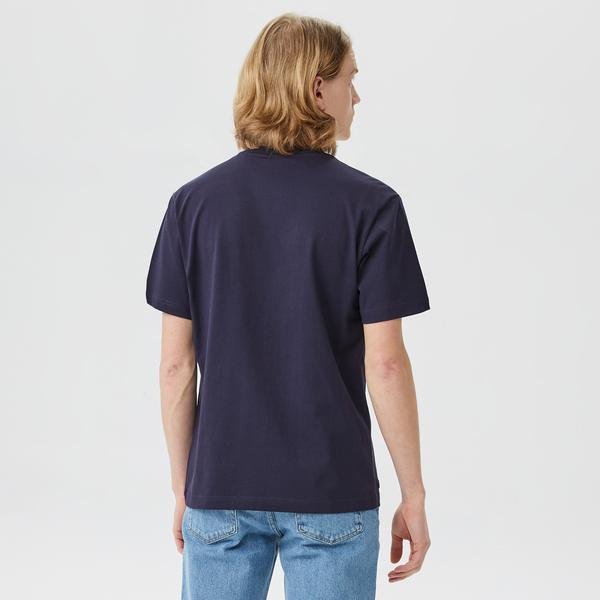 Lacoste Men's Relaxed Fit Crew-Neck Printed T-Shirt