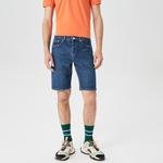 Lacoste Men's Slim Fit Stretch Cotton Denim Bermuda Shorts