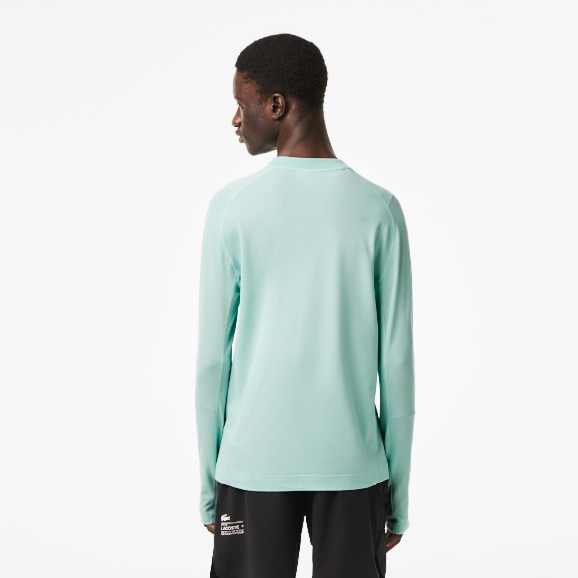 Lacoste pánske Slim Fit tričko z organickej bavlny s dlhým rukávom