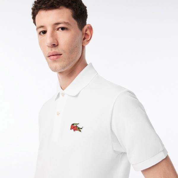 Lacoste Men’s  x Netflix Organic Cotton Polo Shirt