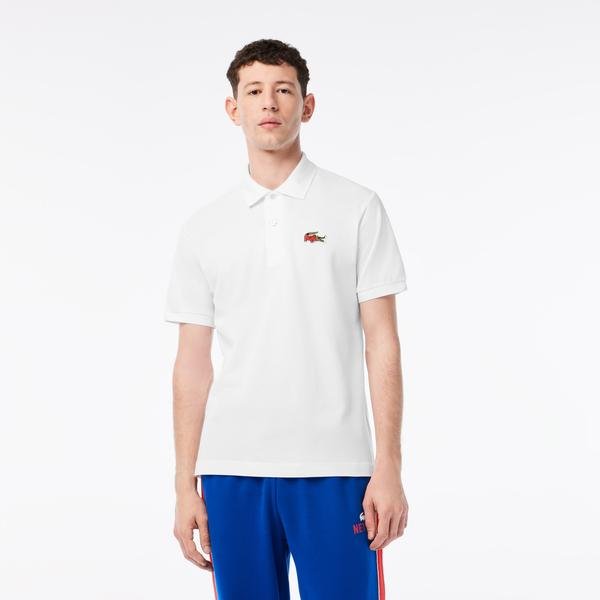 Lacoste Men’s  x Netflix Organic Cotton Polo Shirt
