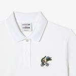 Lacoste Women’s  x Netflix Crocodile Show Print Polo Shirt