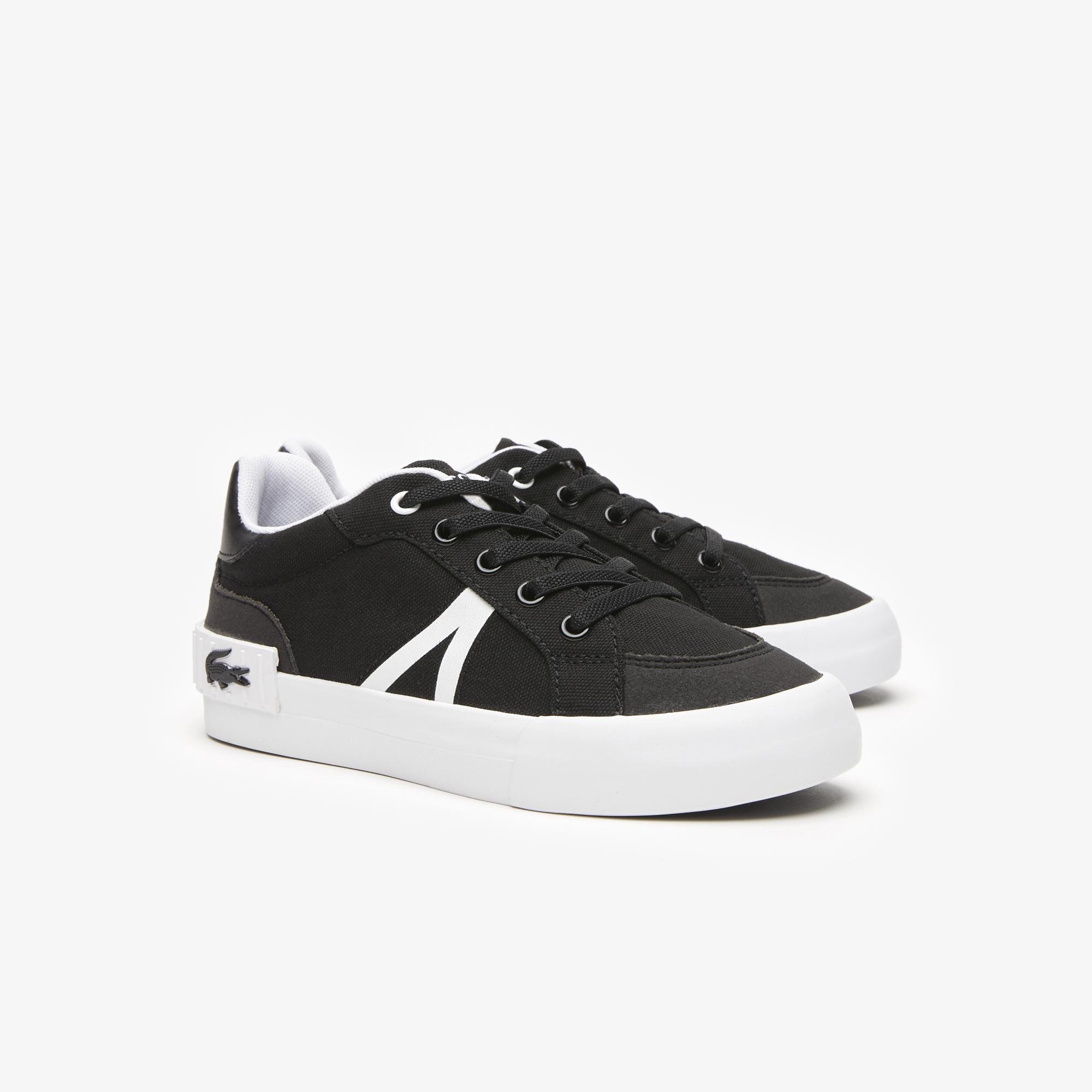Lacoste L004 Çocuk Siyah Sneaker. 2