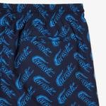 Lacoste Men’s  Recycled Polyester Print Swim Trunks