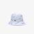 Lacoste gyermek kontrasztos lenyomatú szerves pamut gabardin horgászsapkaT01
