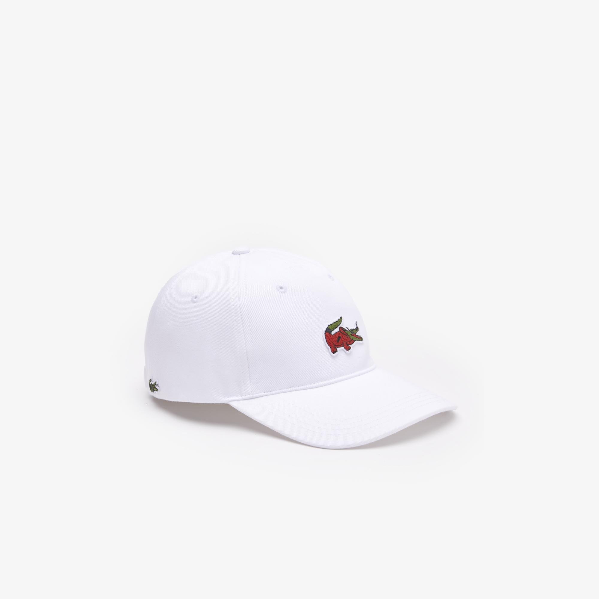 Lacoste x Netflix Unisex Beyaz Şapka. 2