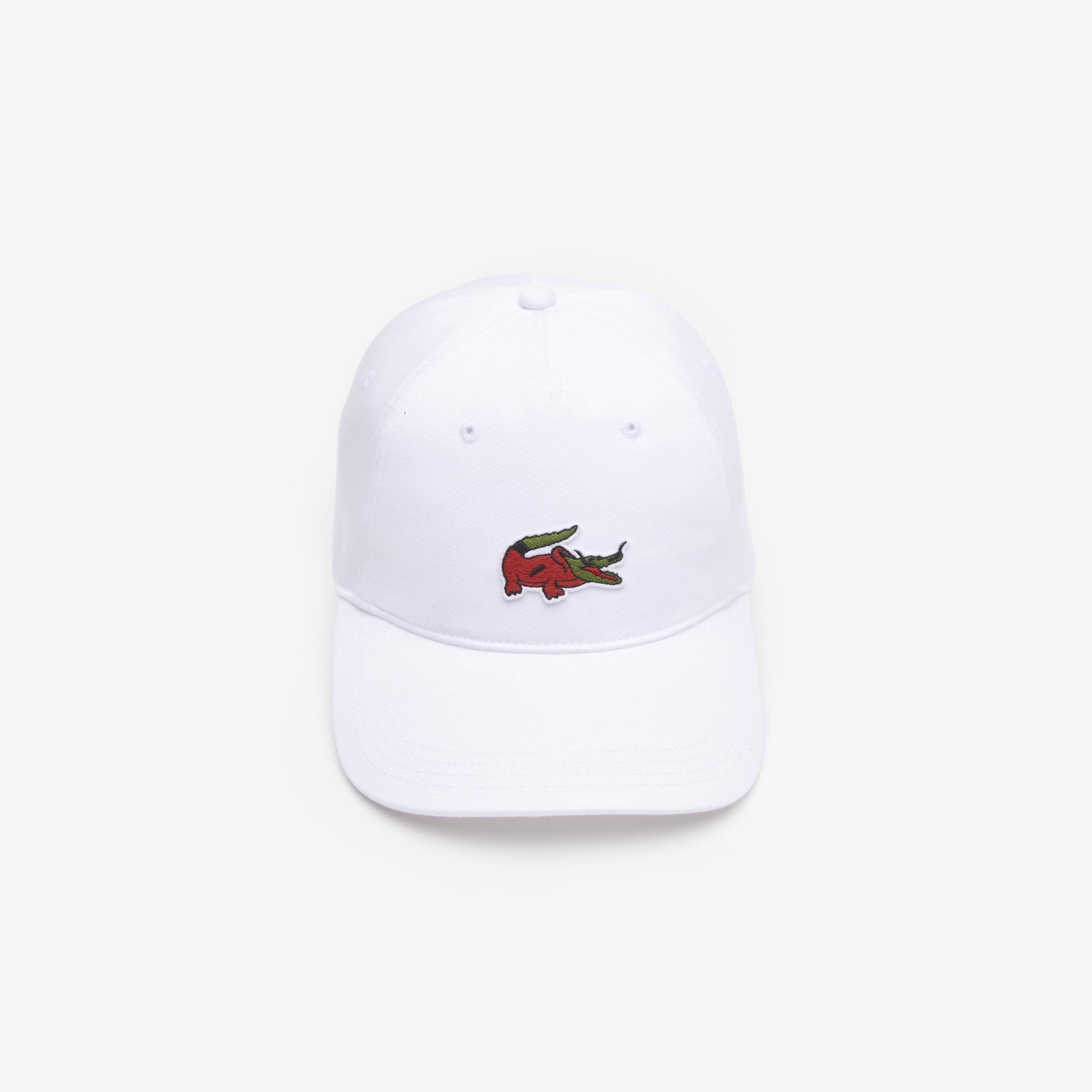 Lacoste x Netflix Unisex Beyaz Şapka. 5