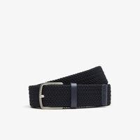 Lacoste Men's Engraved Buckle Stretch Knitted BeltL40
