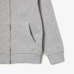 Lacoste Kid's  Kangaroo Pocket Hooded Zippered Sweatshirt