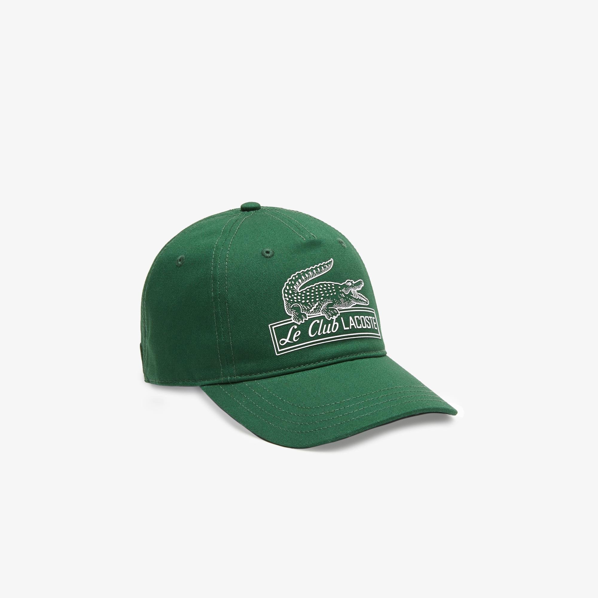 Lacoste Heritage Kadın Baskılı Yeşil Şapka. 1