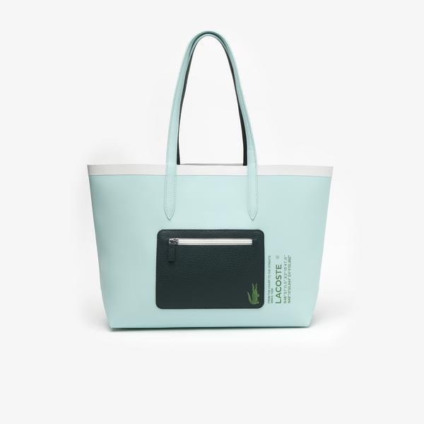 Lacoste Women’s Anna Reversible Tote with Zipped Pouch