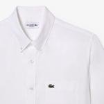 Lacoste pánská lněná košile s krátkým rukávem