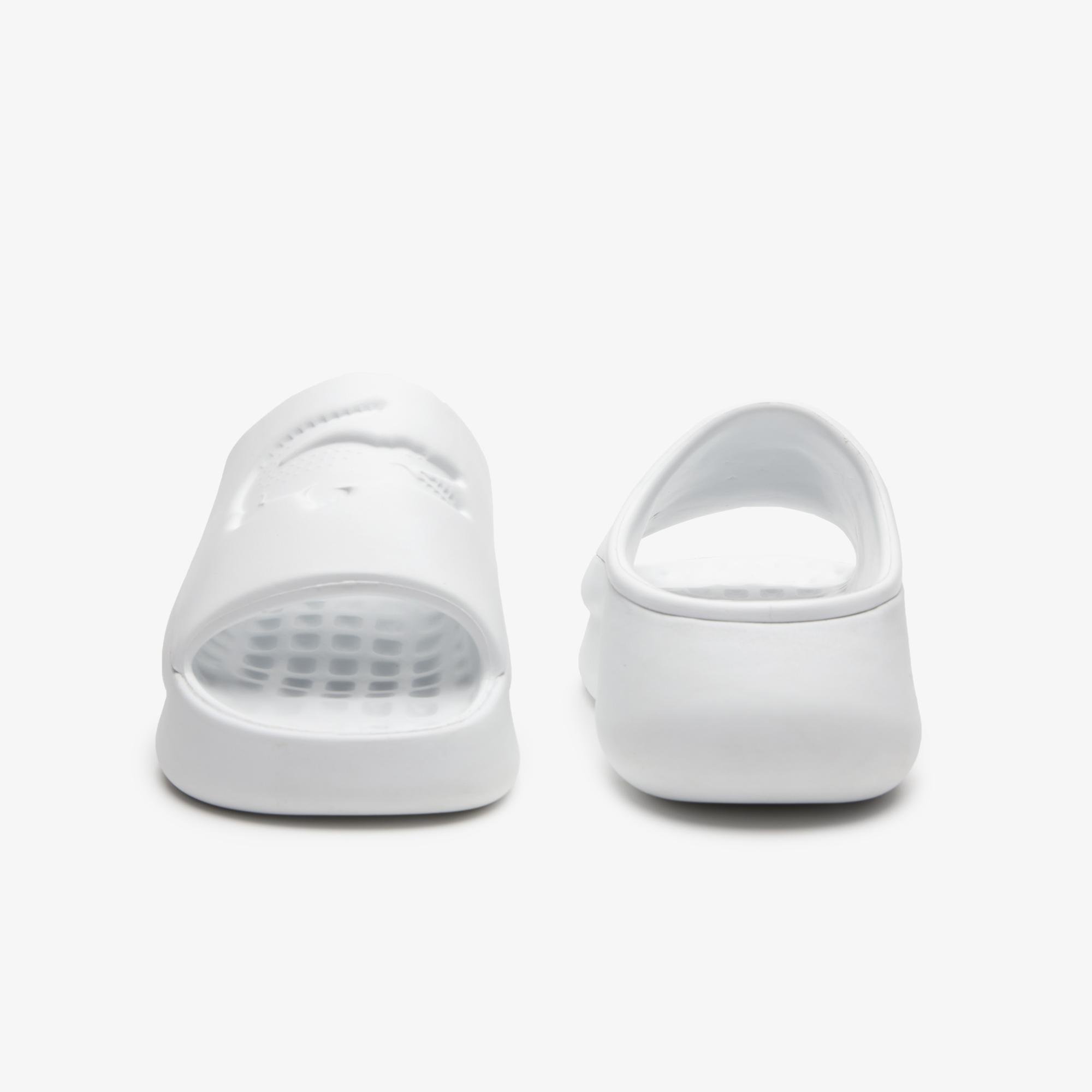 White men's slippers Lacoste Croco 3.0