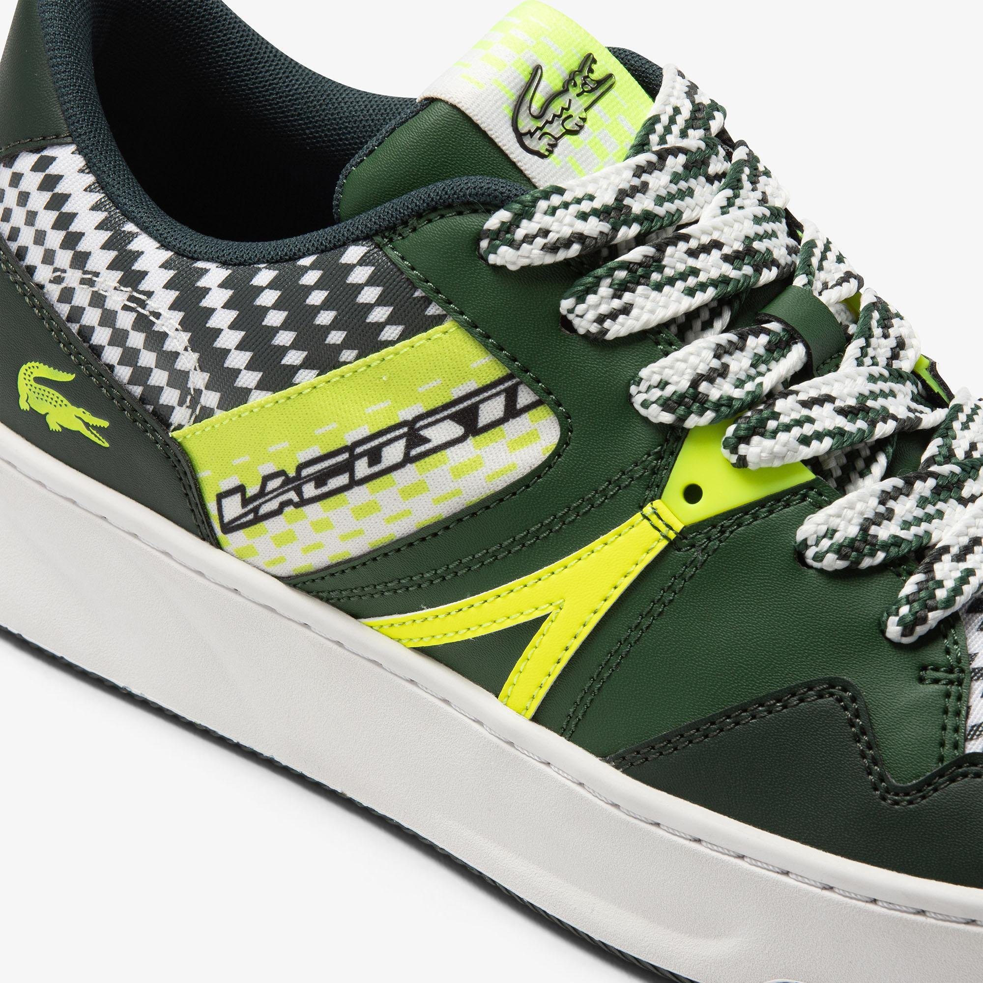 Lacoste L005 Erkek Yeşil Sneaker. 6