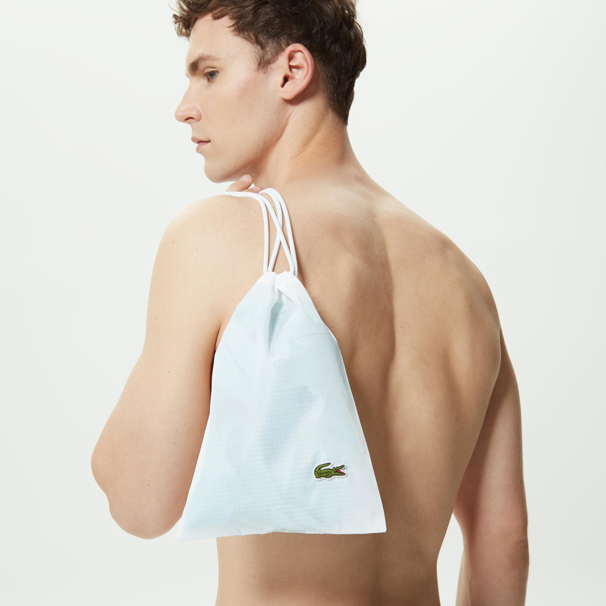 Lacoste męskie szorty kąpielowe z lekkiego materiału z technologią quick dry