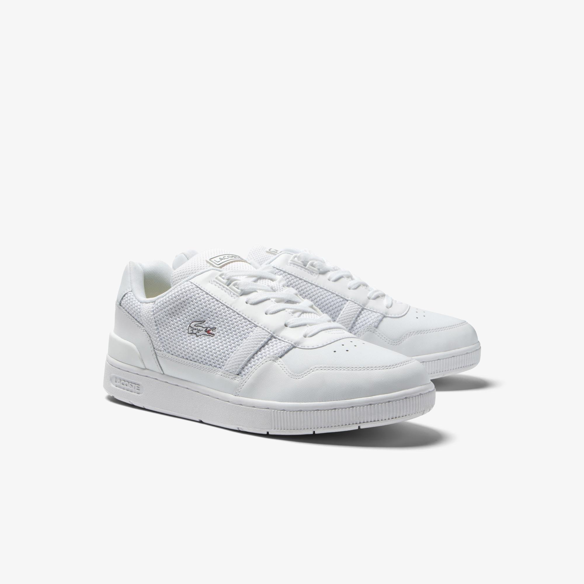 Lacoste T-Clip Piqué Erkek Beyaz Sneaker. 2
