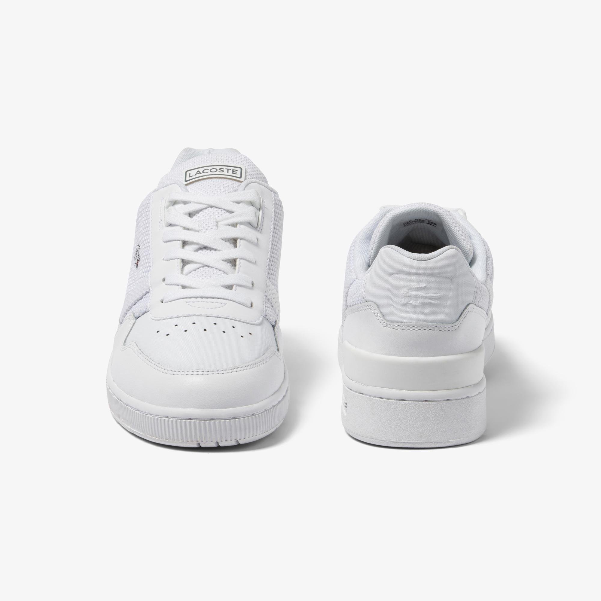 Lacoste T-Clip Piqué Erkek Beyaz Sneaker. 5
