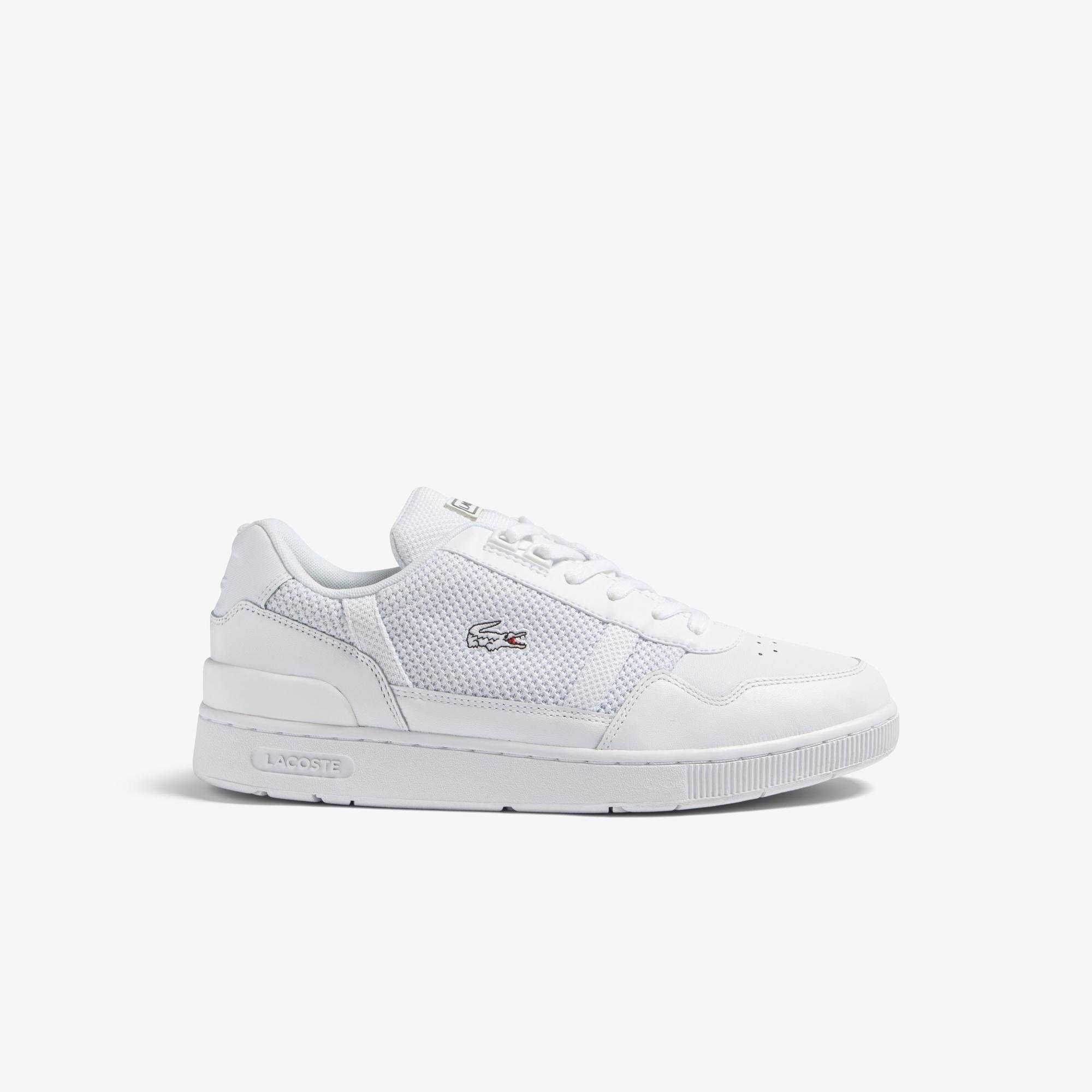 Lacoste T-Clip Piqué Erkek Beyaz Sneaker. 1