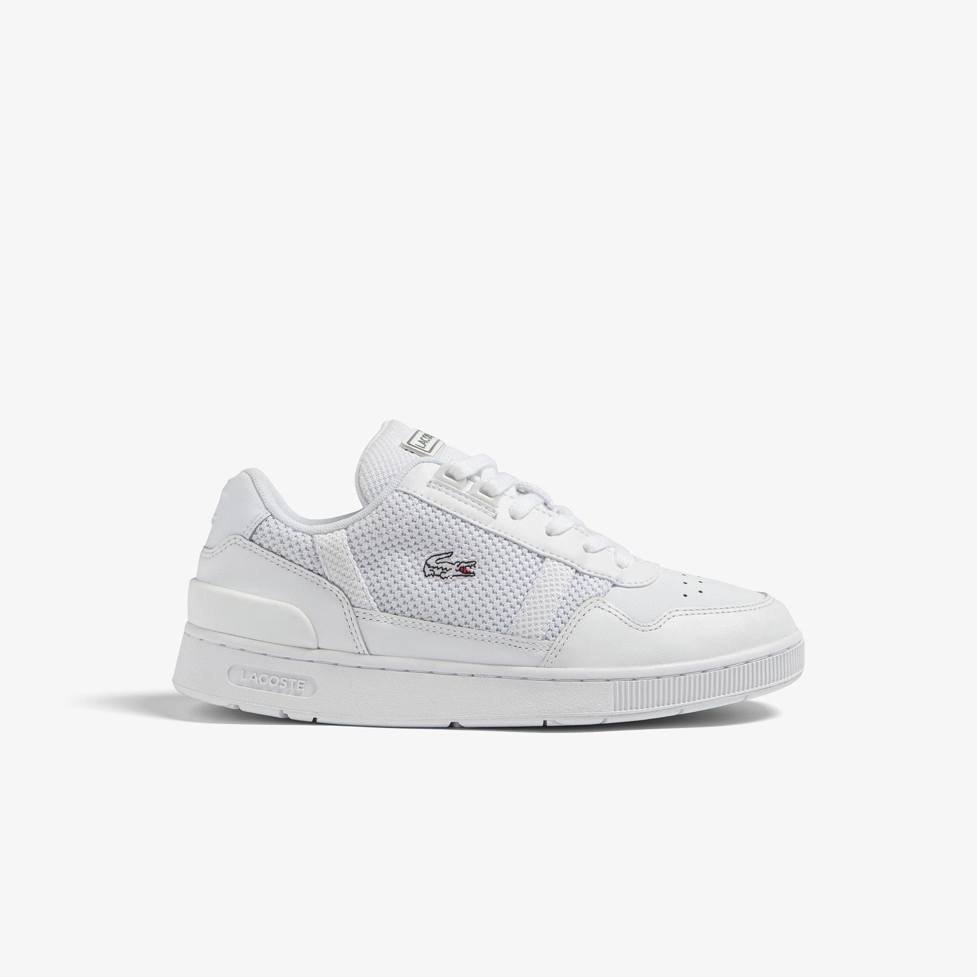 Lacoste T-Clip Piqué Kadın Beyaz Sneaker. 1