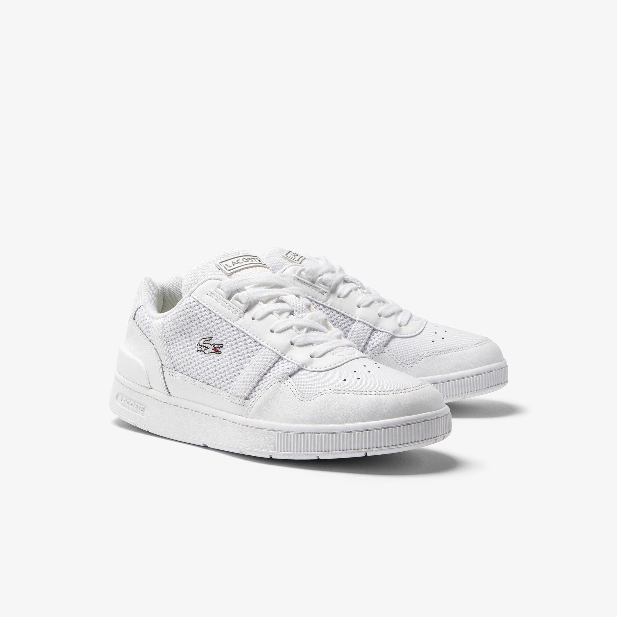 Lacoste T-Clip Piqué Kadın Beyaz Sneaker. 2