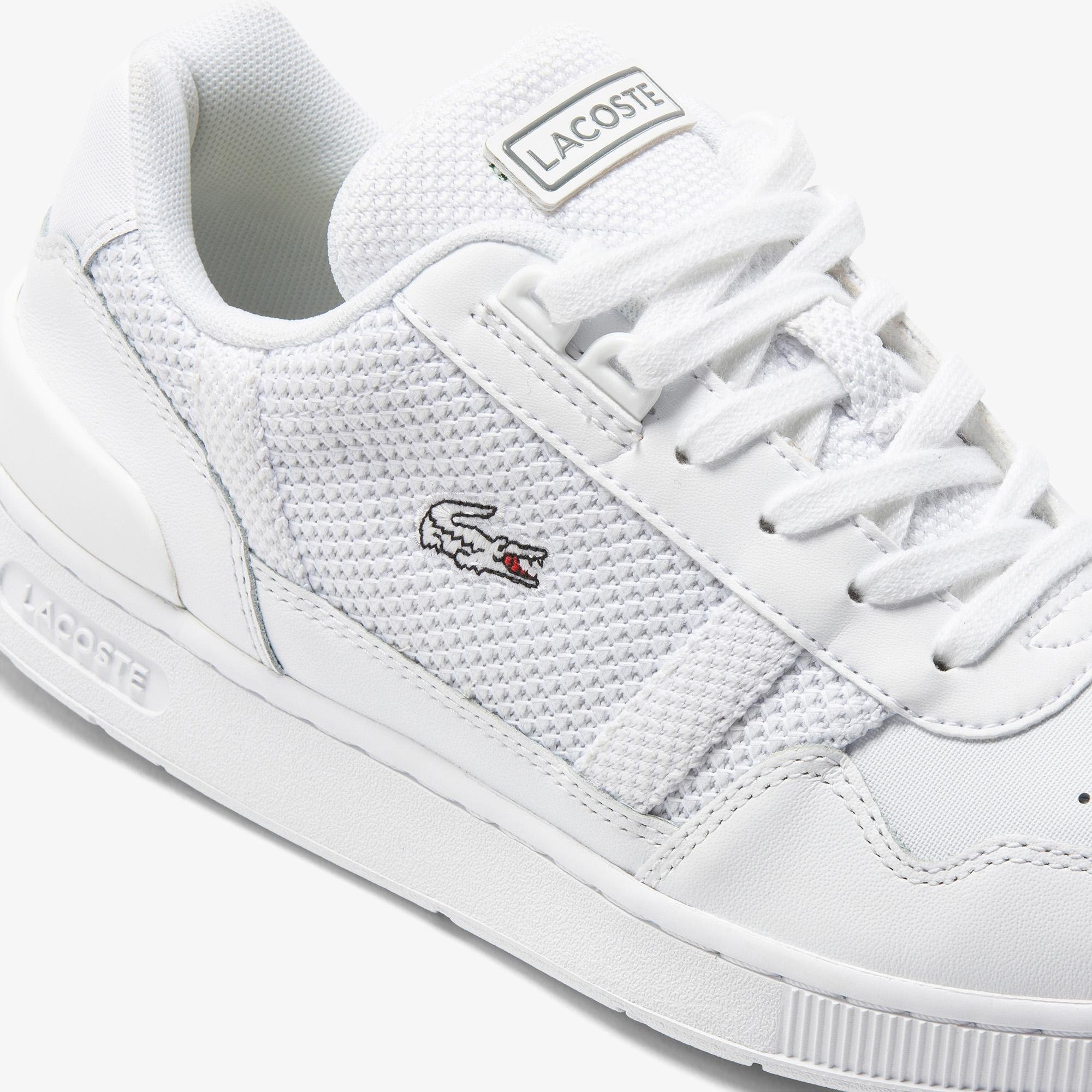 Lacoste T-Clip Piqué Kadın Beyaz Sneaker. 6