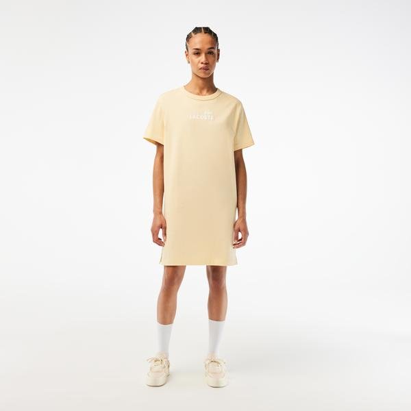 Lacoste Women’s  Organic Cotton Print T-shirt Dress