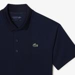 Lacoste SPORT pánská prodyšná interlocková košile s úpravou Run Resistant, která zajišťuje odvod vlhkosti a rychlé schnutí