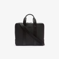 Lacoste Men's Chantaco Piqué Leather Extra Slim Computer Bag000