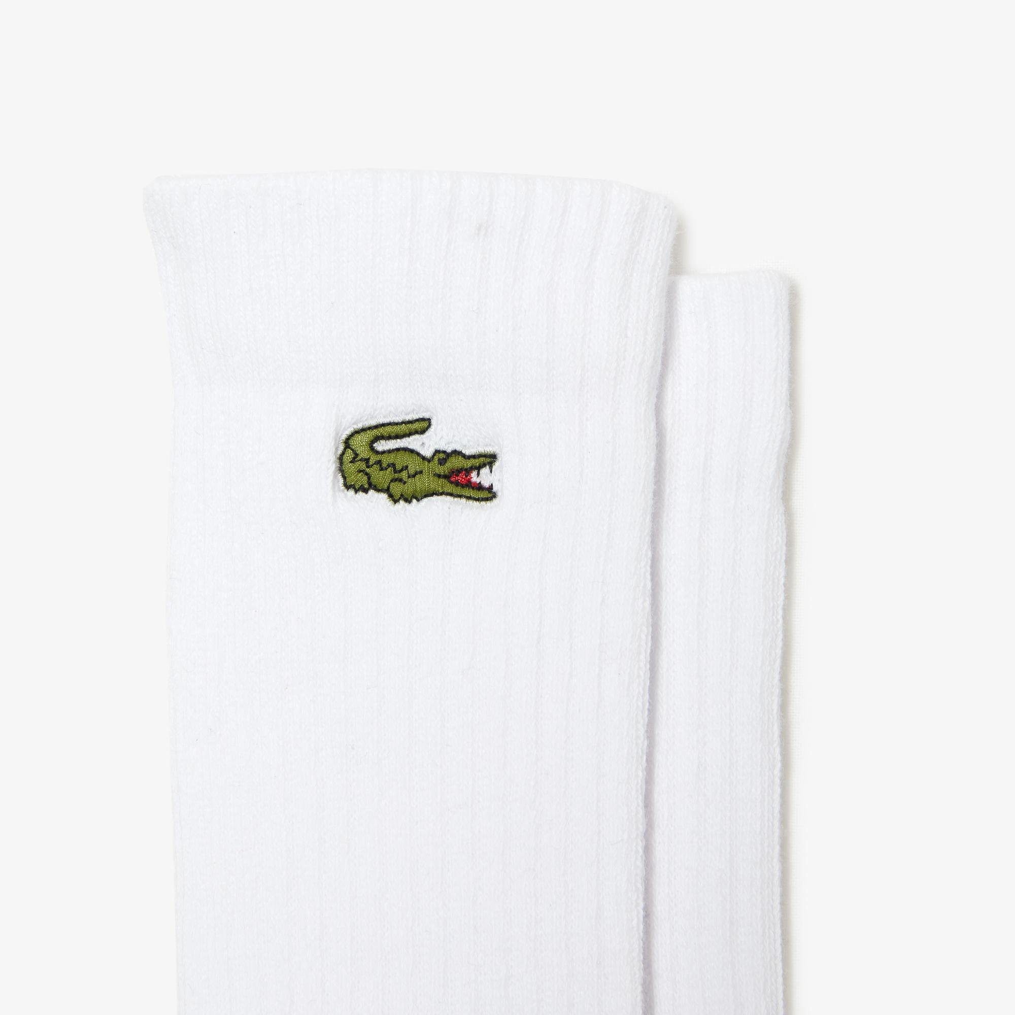 Lacoste Men's 3-Piece White Socks