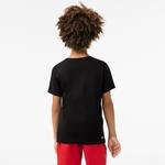 Lacoste Kids'  SPORT Tennis Technical Jersey Oversized Croc T-shirt