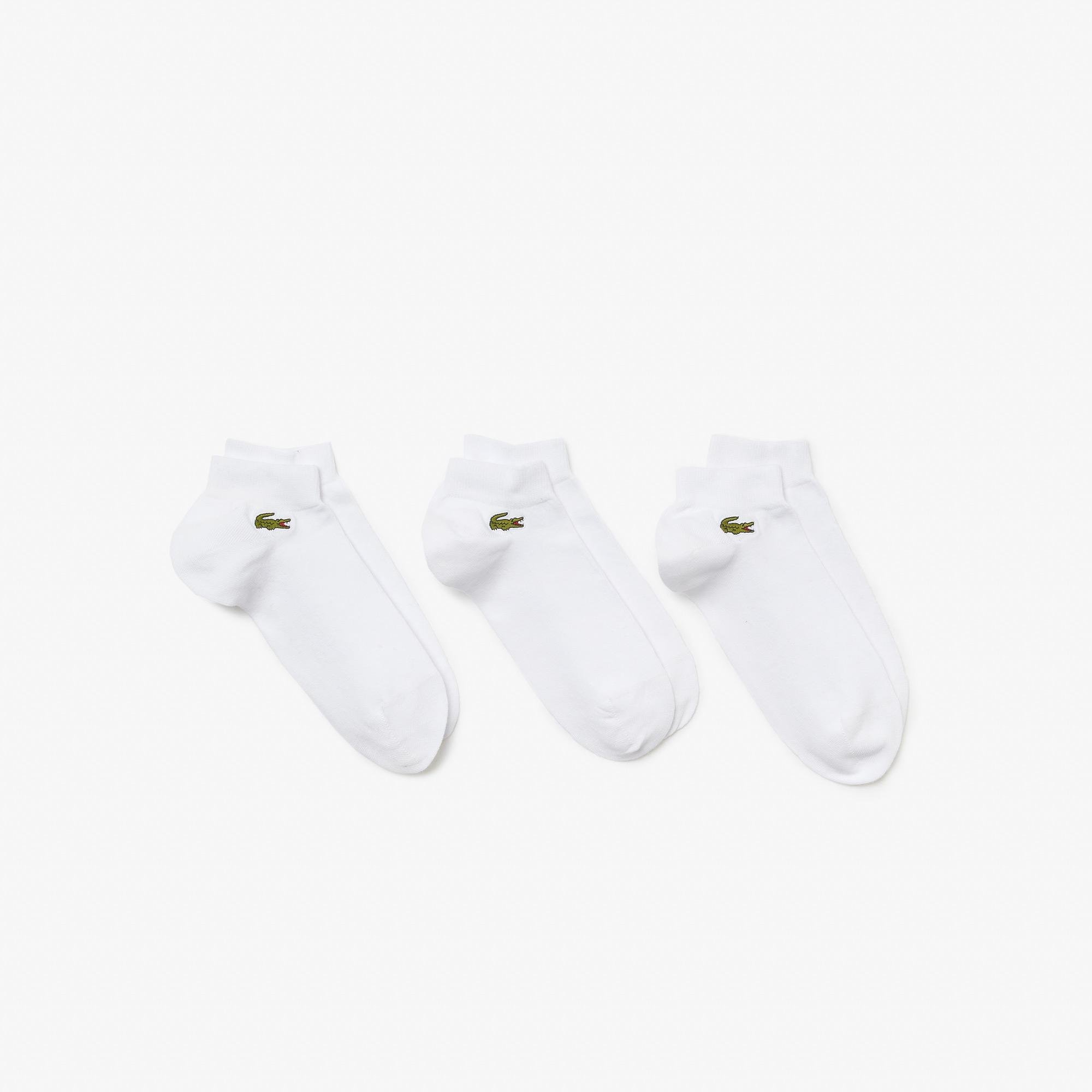 Lacoste balení tří kusů unisex ponožek SPORT s nízkým střihem