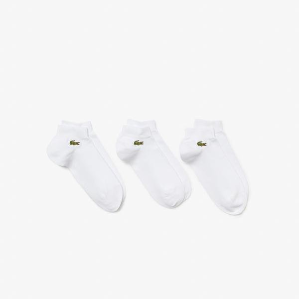 Lacoste Unisex  SPORT Low-Cut Socks Three-Pack