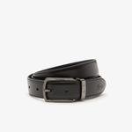 Lacoste Men's Pin And Flat Buckle Belt Gift Set