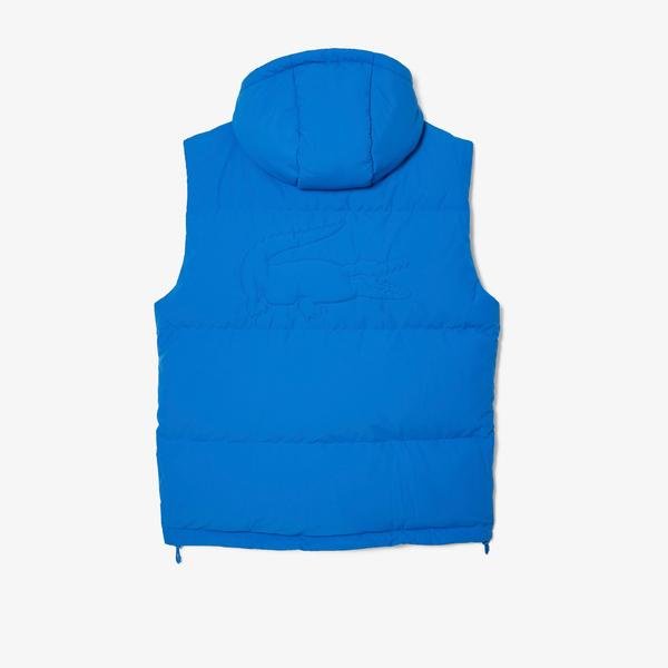 Lacoste Down Gilet with Quilted Crocodile