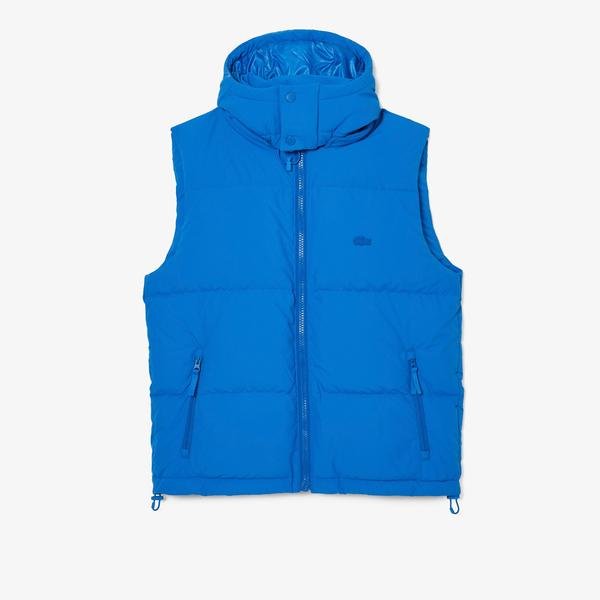 Lacoste Down Gilet with Quilted Crocodile