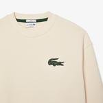 Lacoste Unisex Loose Fit Crocodile Badge Sweatshirt