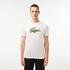 Lacoste męski T-shirt z oddychającego dżerseju SPORT z nadrukiem z logo krokodyla 3D737