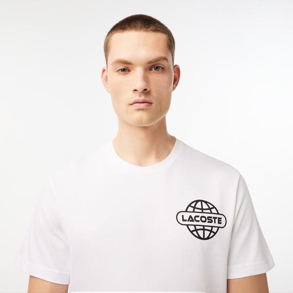 Lacoste Printed Heavy Cotton Jersey T-shirt