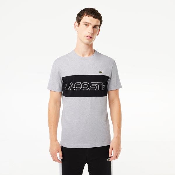 Lacoste  Regular Fit Printed Colourblock T-shirt