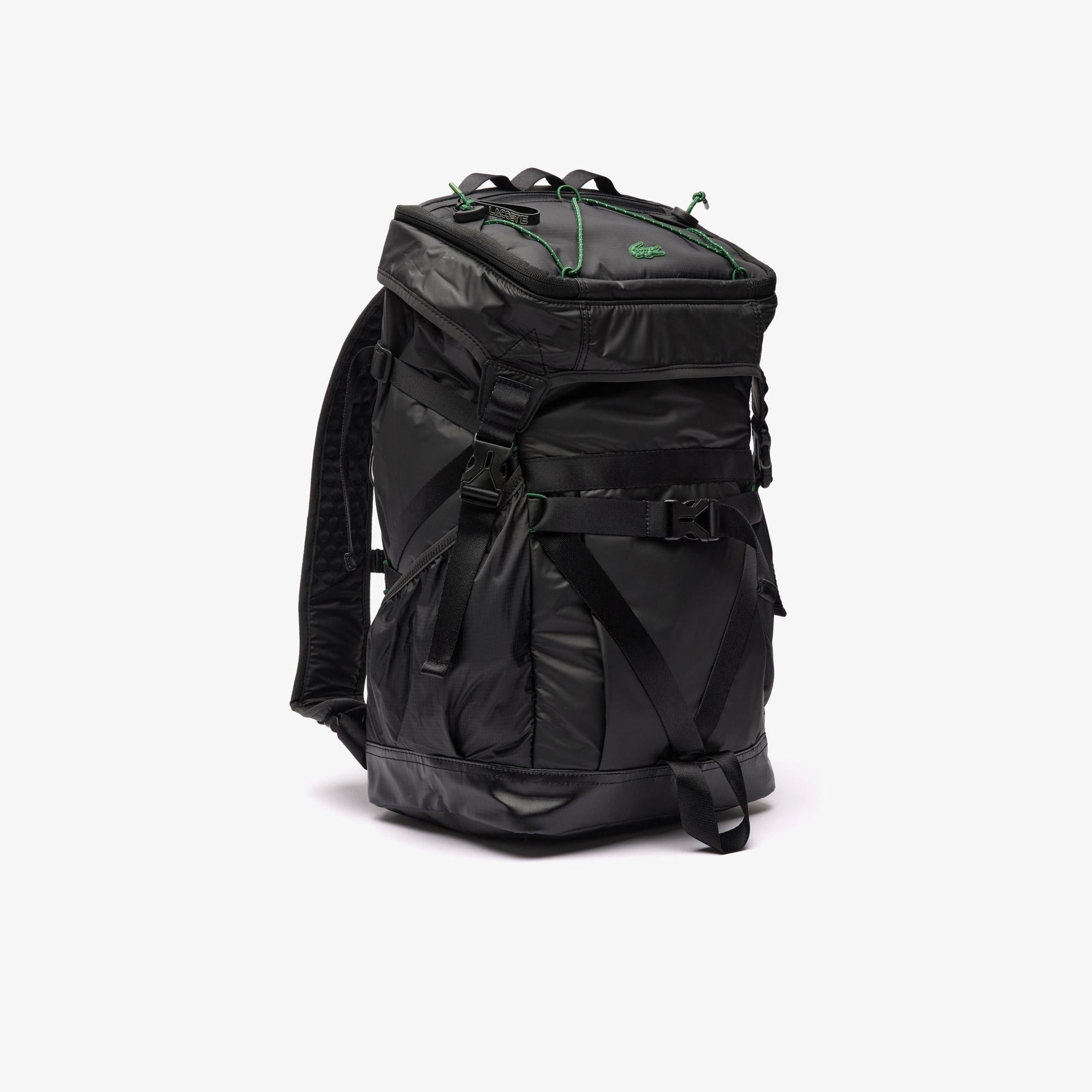 Lacoste Coated Canvas Backpack