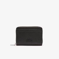 Lacoste Unisex Chantaco Zippered Fine Leather Small Coin Pouch000