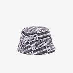 Lacoste Reversible Printed Cotton Bucket Hat 