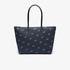 Lacoste Coated Canvas Croc Print Tote Bag021