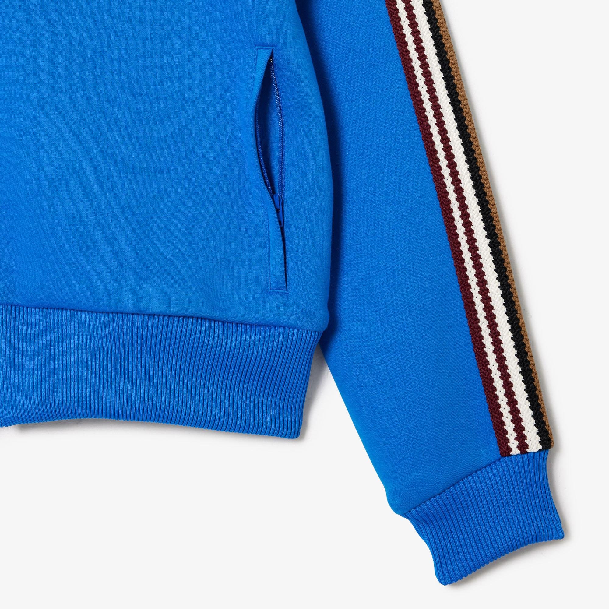 Lacoste French Made Zipped colourblock Sweatshirt