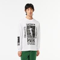 Lacoste Loose fit T-shirt with René  printAU8