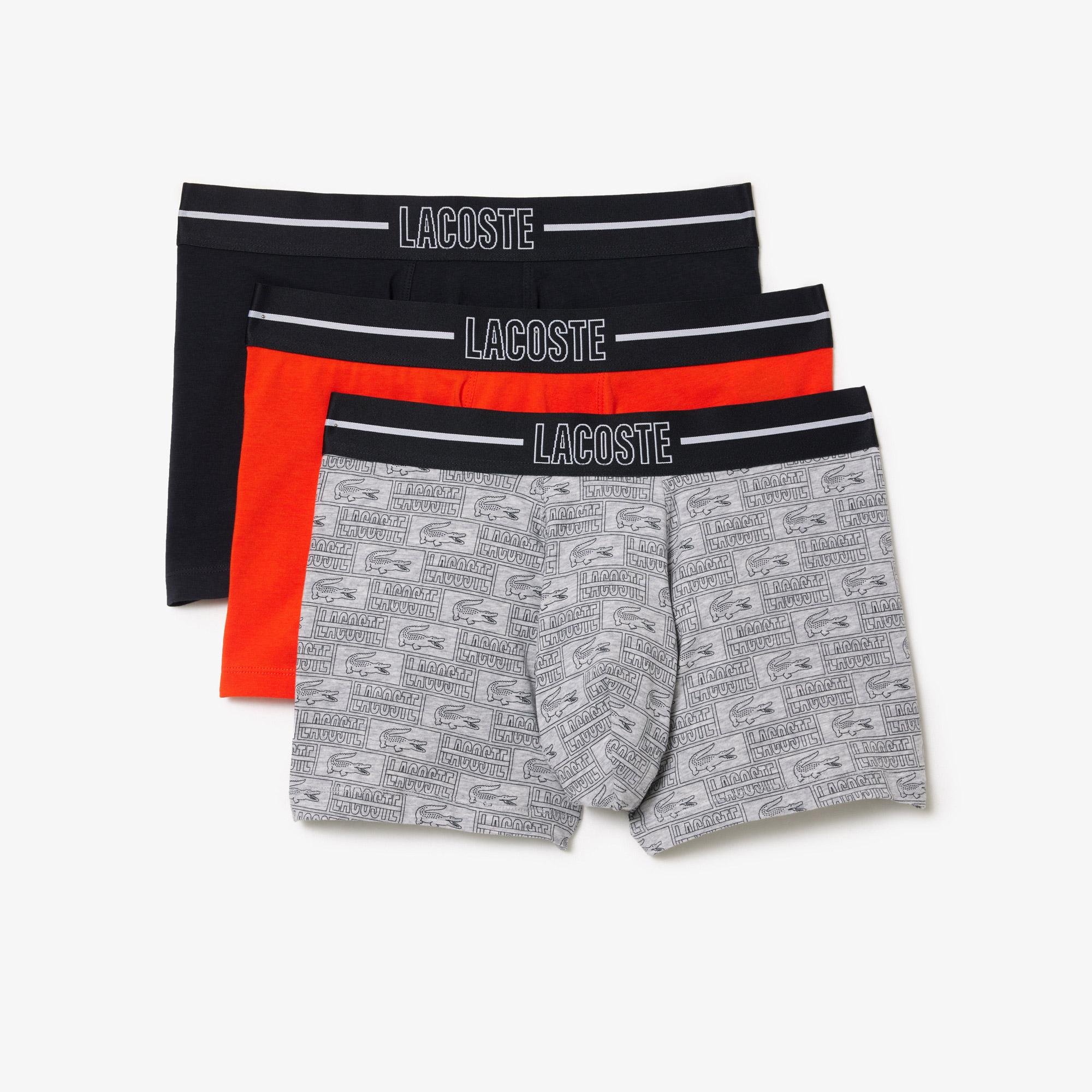 Lacoste 3-pack Stretch Cotton Jersey Trunks