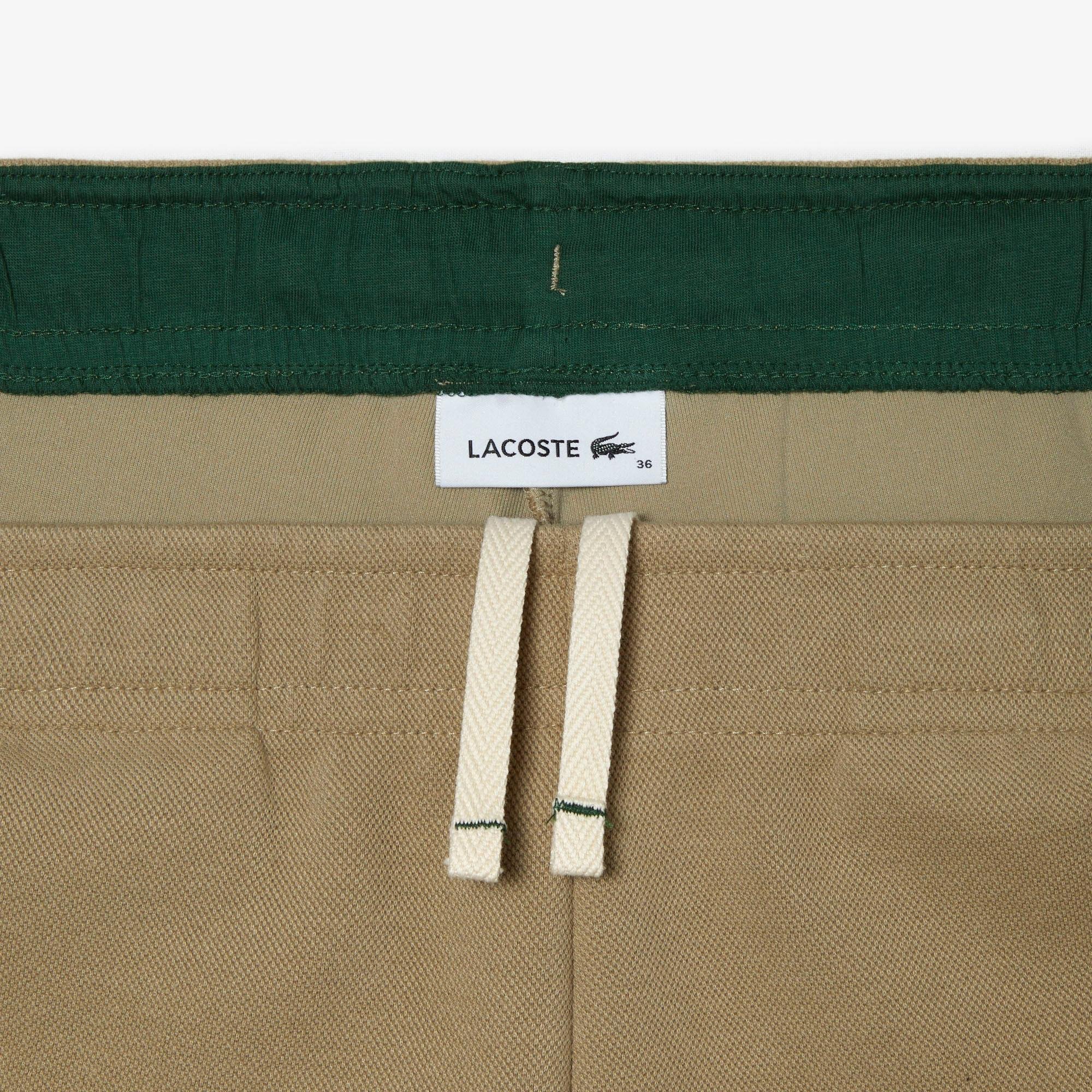 Lacoste Damskie spodnie do biegania z mieszanki bawełnianej