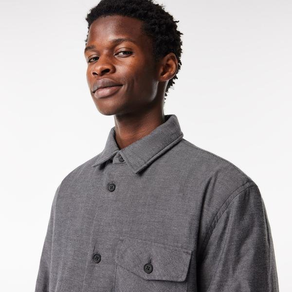 Lacoste Quilted Large Croc Overshirt