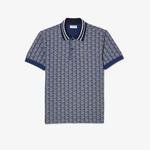 Lacoste Classic Fit Contrast Collar Monogram Motif Polo Shirt